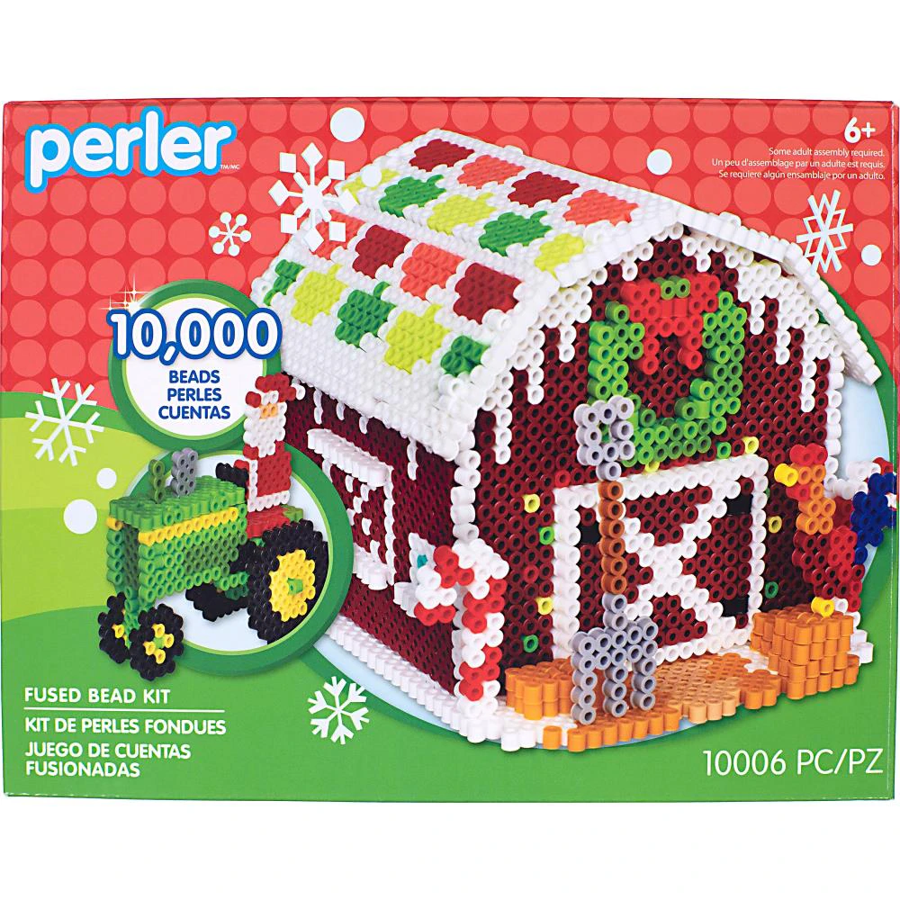 Perler Fused Bead Kit - Gingerbread Barn*