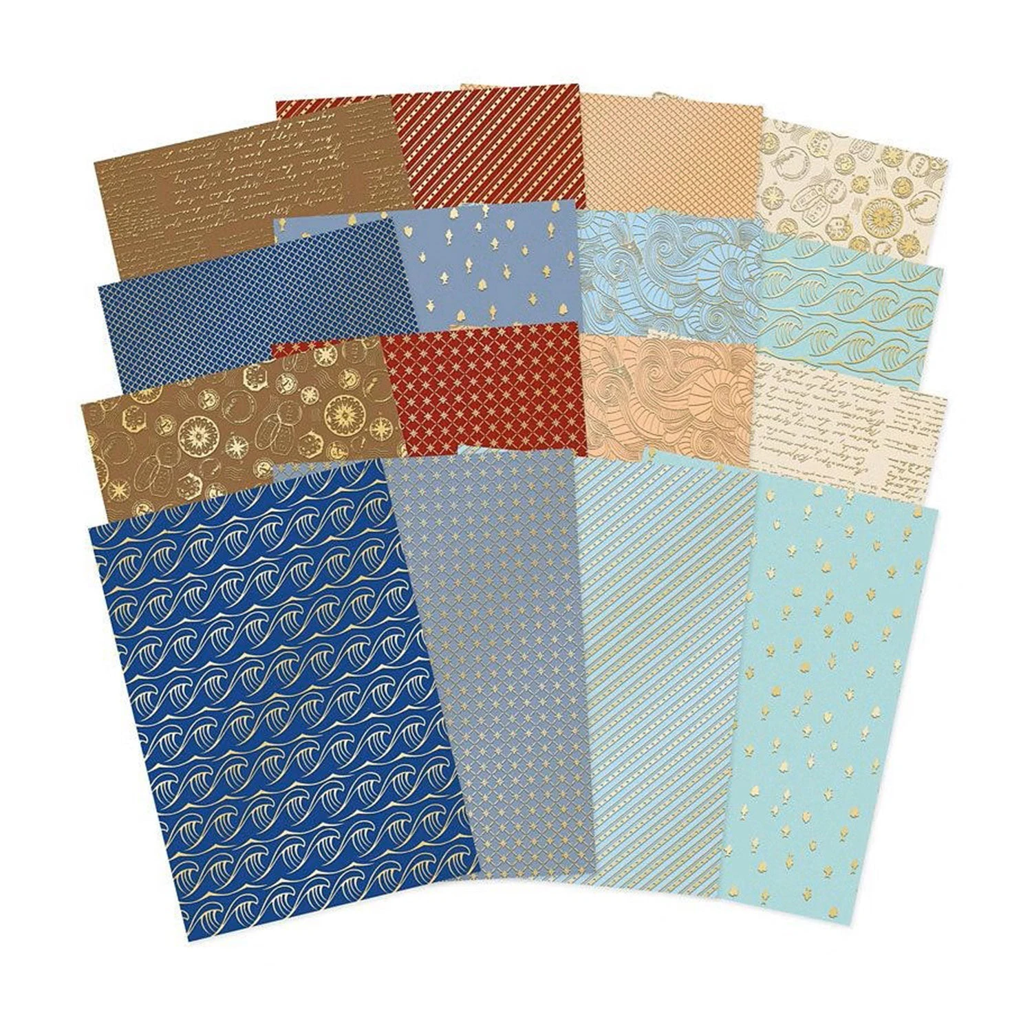 Hunkydory Nautical Moments Matt-tastic Adorable Scorable Foiled Cardstock