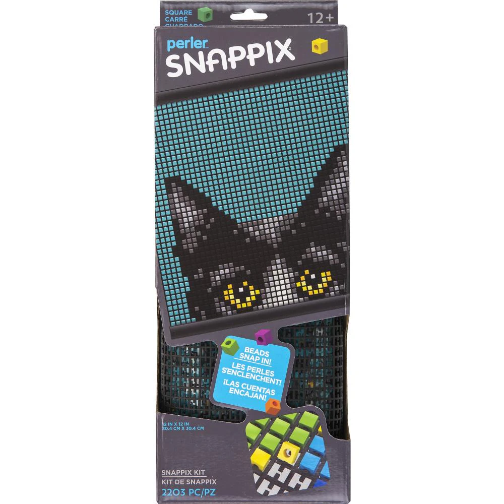 Perler Snappix Kit 12"x 12" - Peekaboo Cat*