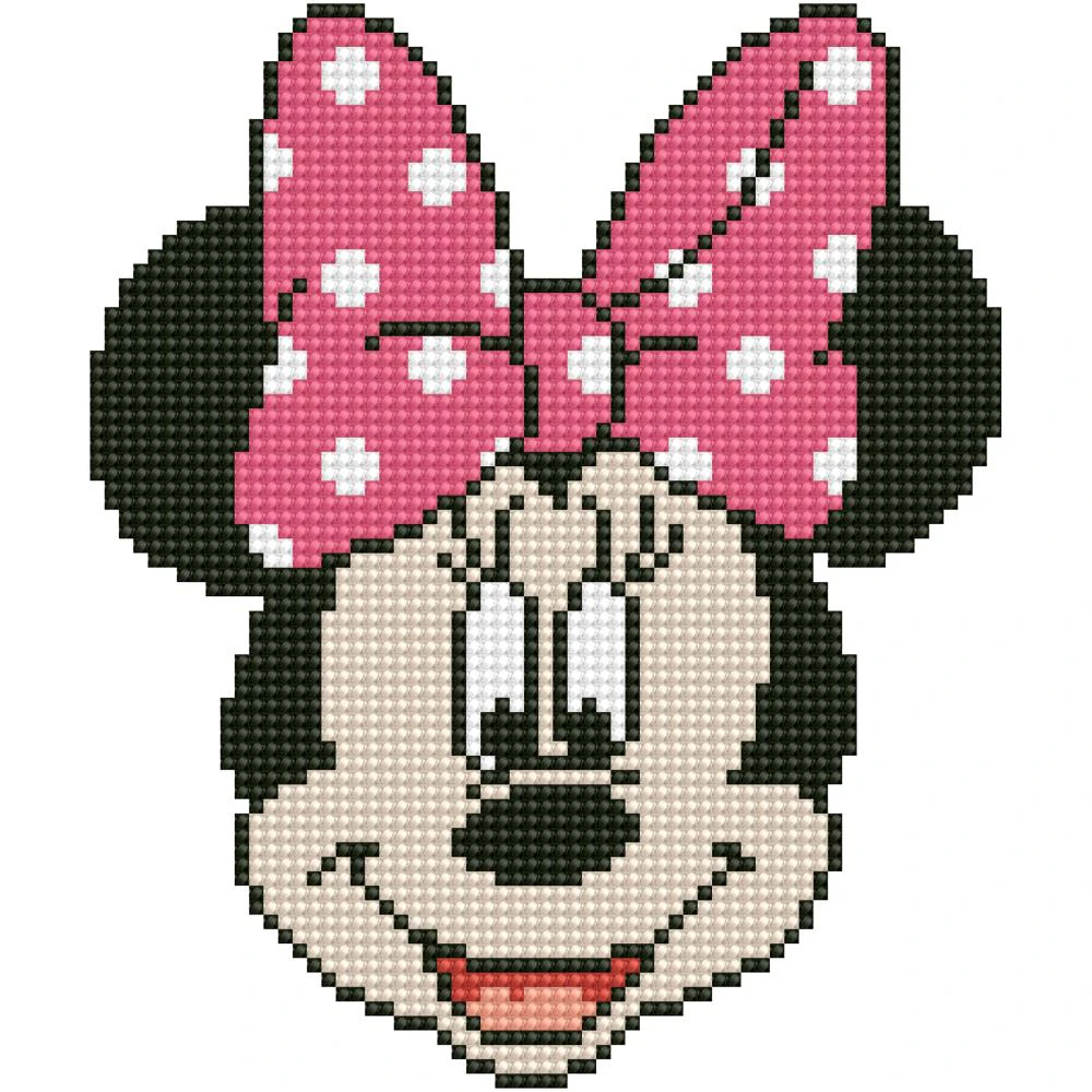 Diamond Dotz Diamond Embroidery Facet Art Kit 8.6"X8.6" - Minnie Head*