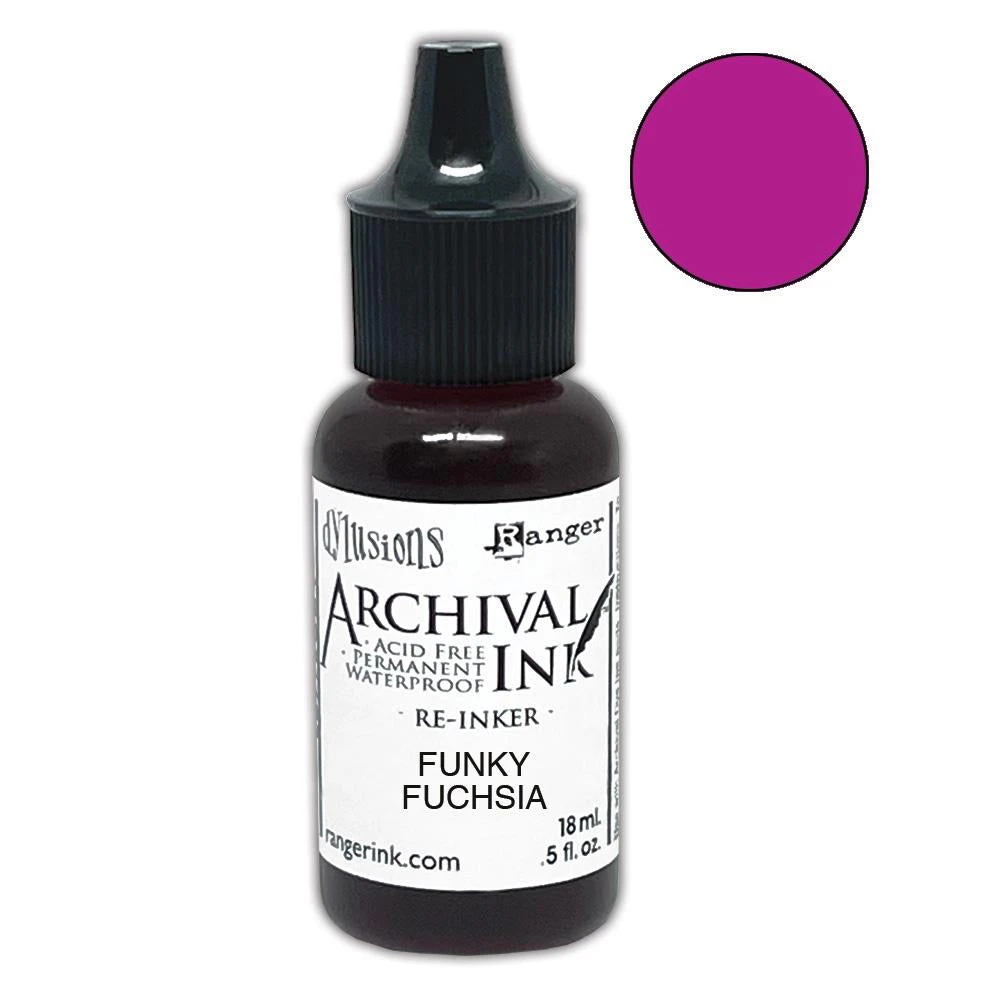 Dyan Reaveley Dylusions Archival Reinkers - Funky Fuchsia