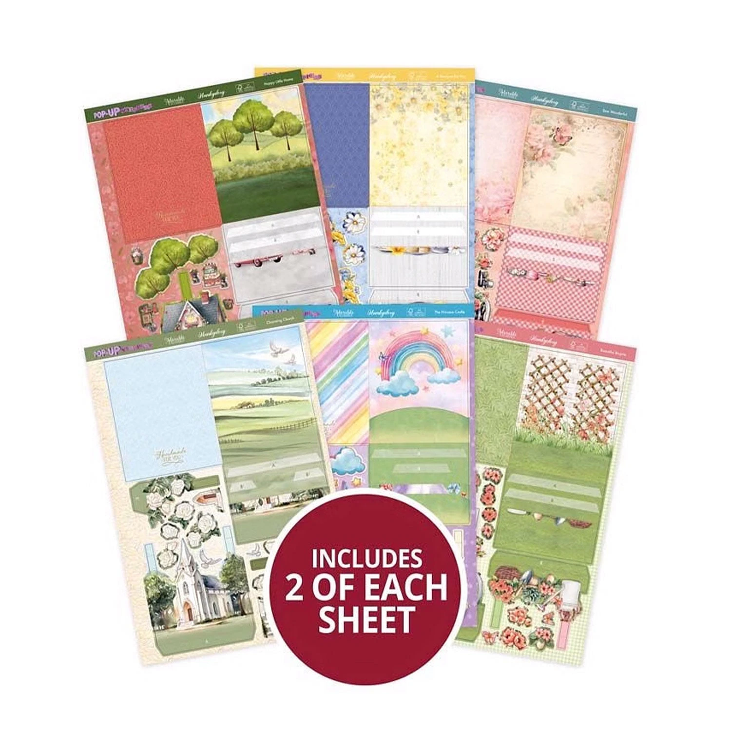 Hunkydory Pop-Up Stepper Cards - Set 1