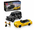 Lego® Speed Champions Mercedes-amg G 63 & Mercedes-amg Sl 63 76924 Car Toys, 2 Building Sets With 2 Driver Minifigures,