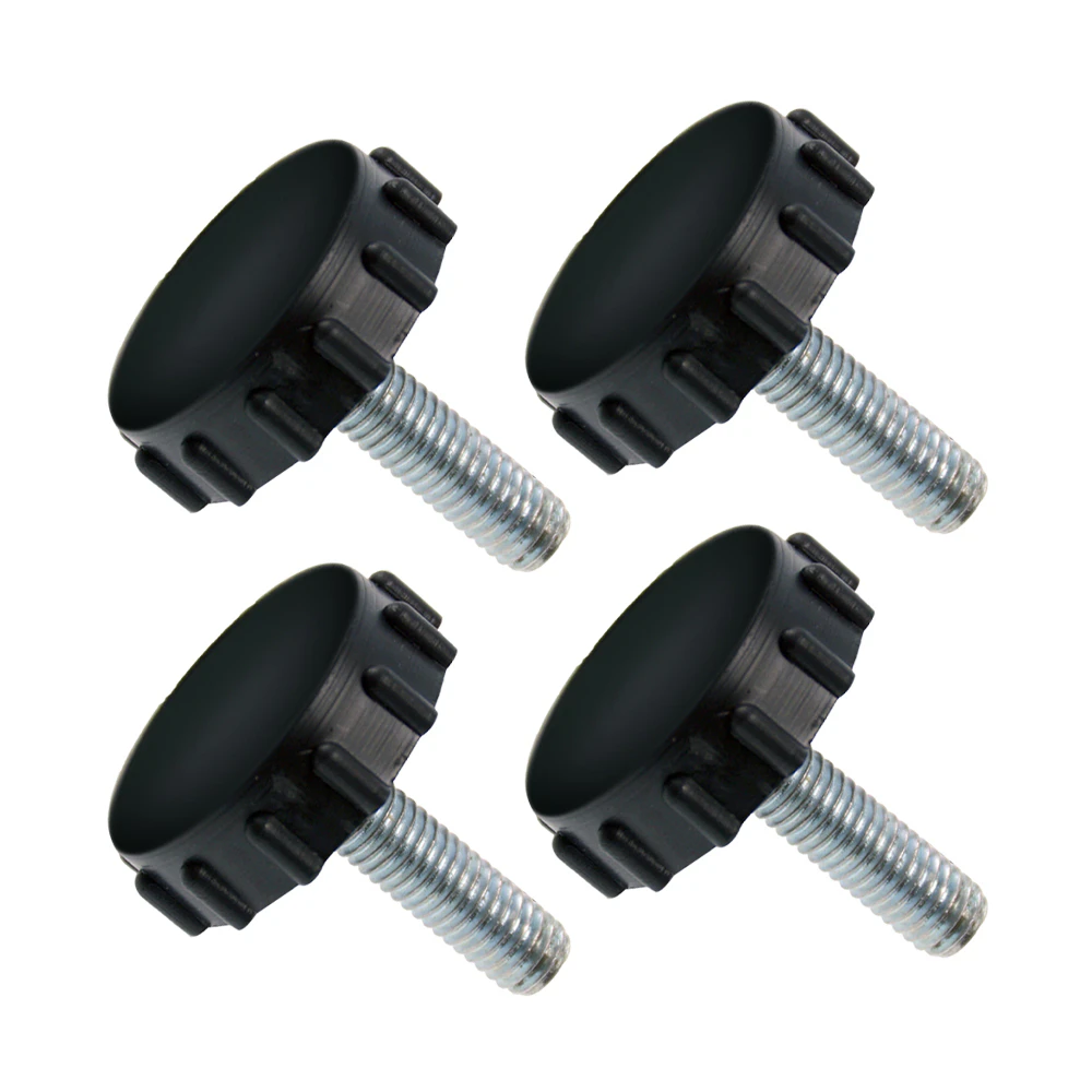 4pc Leveling Screw in Adjustable Foot Pads for Bar Fridge