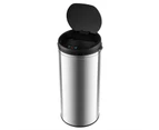 Giantex 30L Automatic Trash Can Stainless Steel Motion Sensor Garbage Bin Home Office Waste Bin