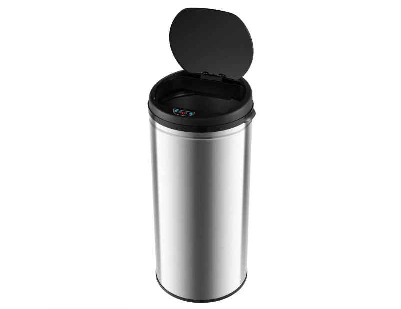 Giantex 30L Automatic Trash Can Stainless Steel Motion Sensor Garbage Bin Home Office Waste Bin