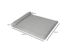 Pawz Pet Bed Chew Proof Memory Foam Orthopedic Waterproof Washable Grey XXL