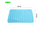 Pet Cooling Mat Cat Dog Puppy Sofa Gel Non Toxic Bed Summer Cold Ice Pad S/M/L