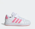 Adidas Kids' Grand Court 2.0 Sneakers - Cloud White/Bliss Pink/Clear Pink