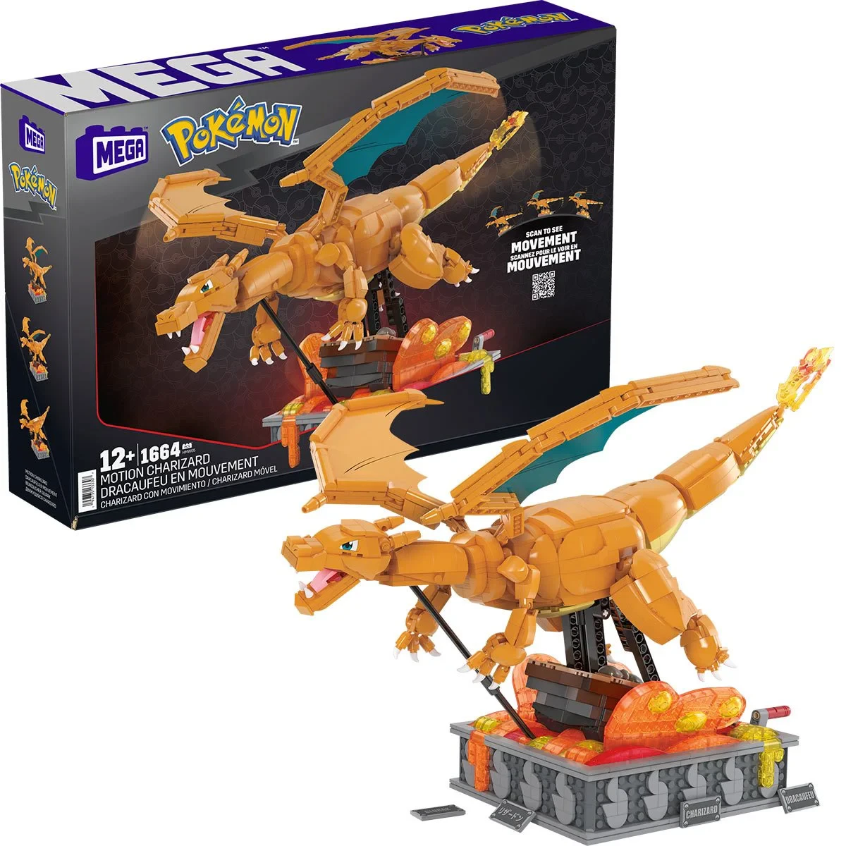 Mega Construx Pokémon Motion Charizard