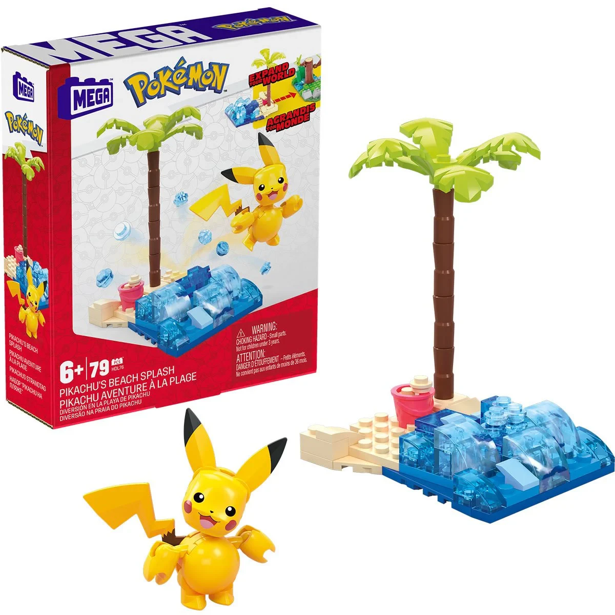 Mega Construx Pokémon Pikachu's Beach Splash