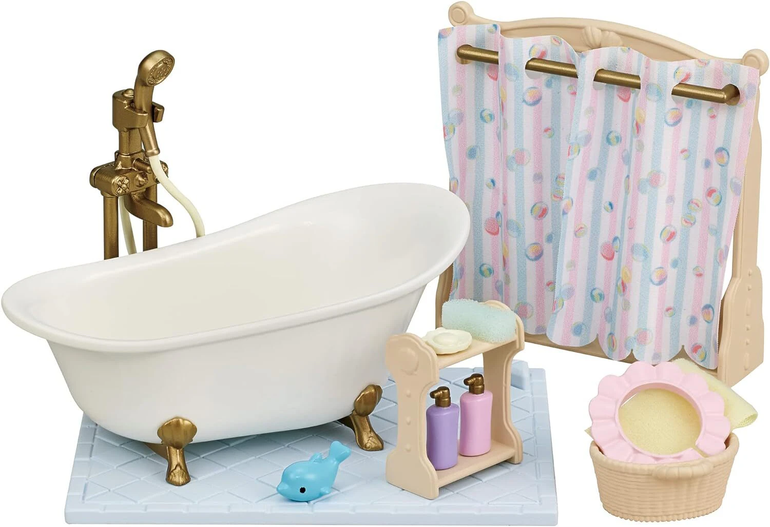 Sylvanian Families Bath & Shower Dollhouse/Miniature Furniture Kids Toy Set 3+