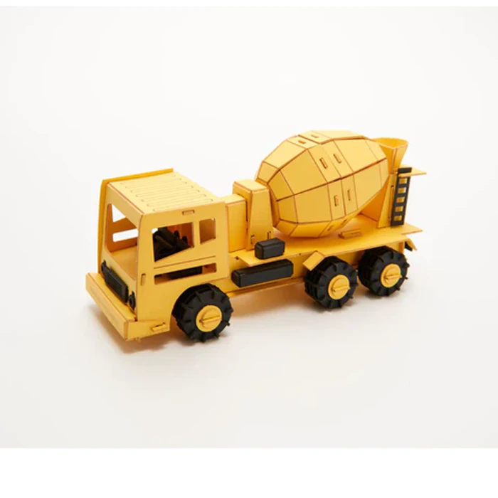 Aozora Cars Craft Concrete Mixer Truck Paper Model