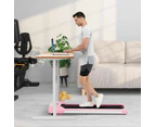 Costway 2.25HP Walking Machine Electric Treadmill Running Machine w/LED Display&Remote Control Home Gym Pink