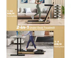 Costway 2 in 1 Electric Treadmill Folding Incline Running Machine w/LED Display & Remote Control Yellow