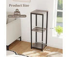 Costway 3-tiered flower shelves Plant Display Holder Plant Rack Flower Stand Grey