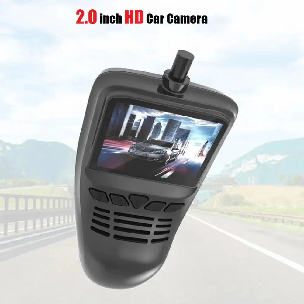 2-Inch HD Dash Cam with 170° Wide Angle, WiFi, Full 1080p, G-Sensor, Night Vision, and Car DVR Recorder