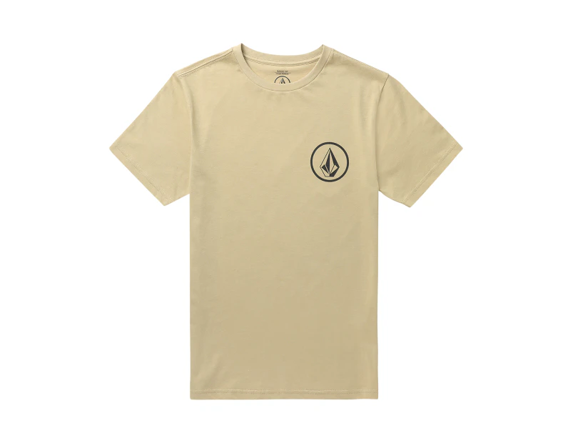 Volcom Boy's Youth Mini Circle Stone Short Sleeve Logo Tee