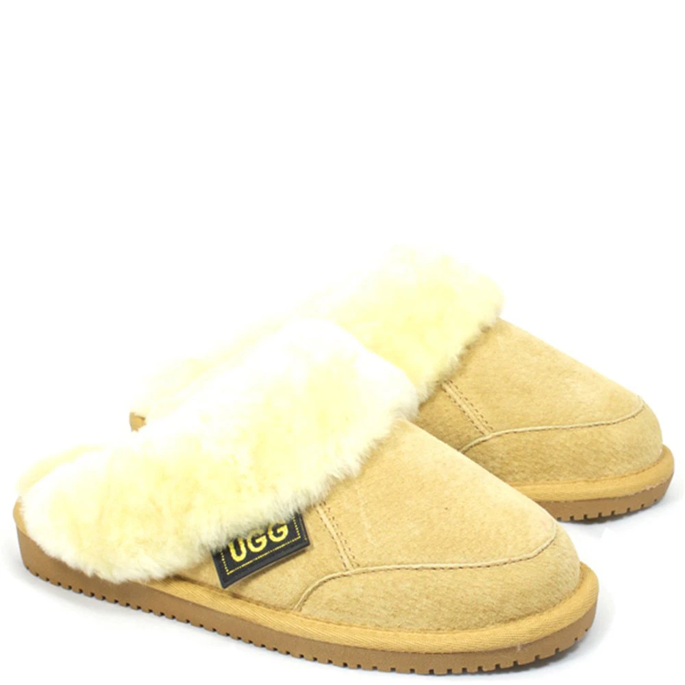 Original UGG Australia Chestnut Scuffs & Slippers AU Mens 3-4 Womens 5-6