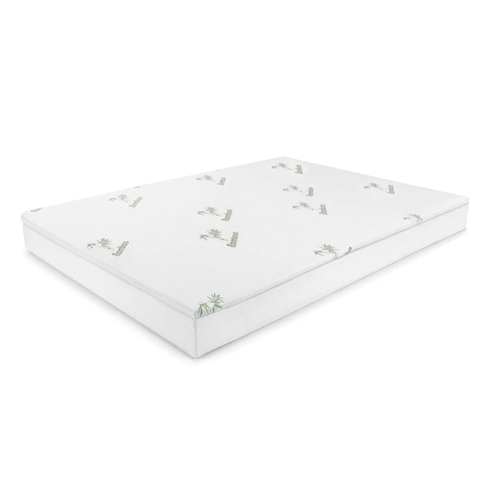 Bamboo Memory Foam Mattress Topper - Queen