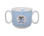 Marja Leena Baby's First Double Handled Mug Blue, Baby Gift, Gibson Gifts 20354