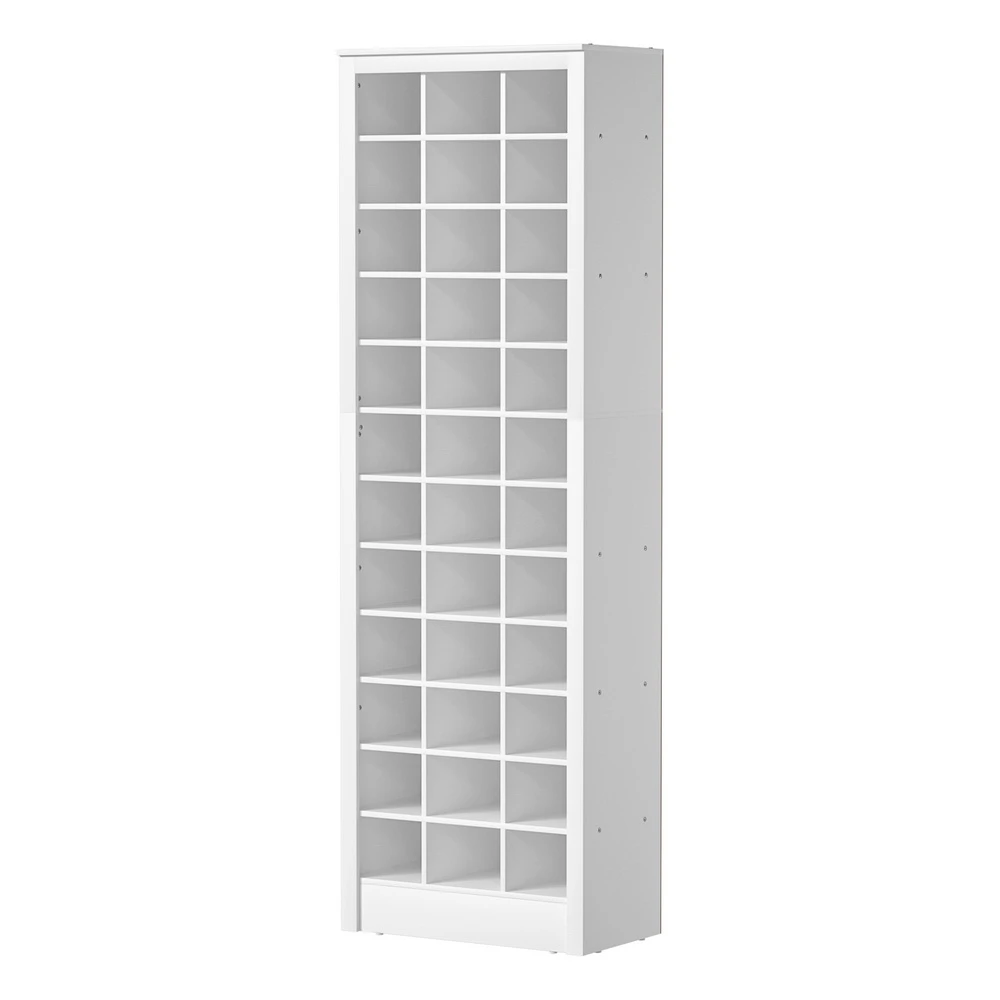 Shoe Rack 12-tier 36 Pairs Storage White Convenient Practical Easy Assembly Durable