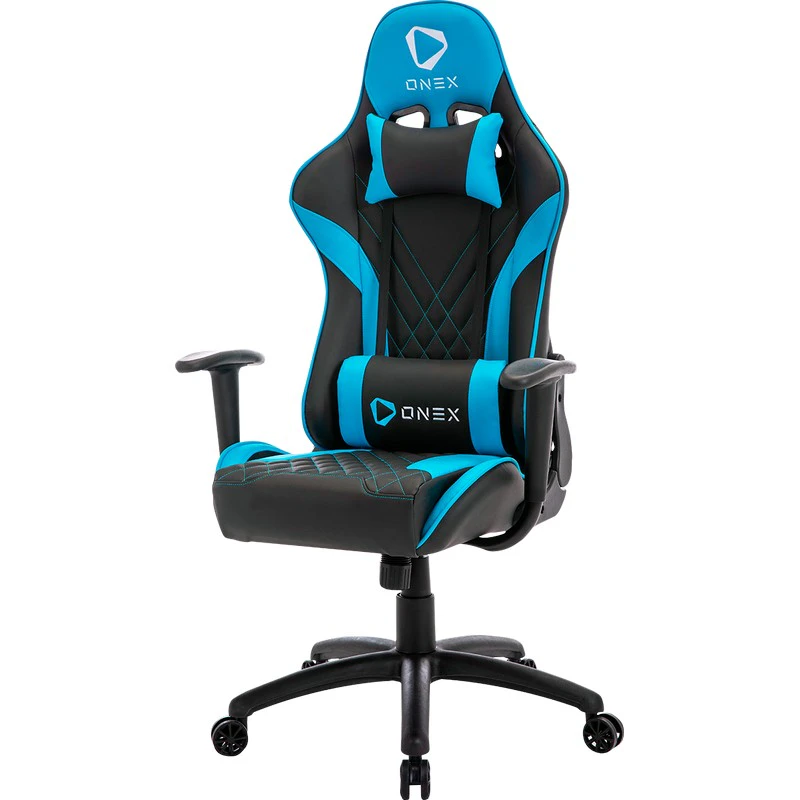 ONEX ONEX-GX2-BB GX2 Series Premium Leatherette Ergonomic Gaming/Office Chair Black/Blue