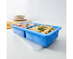 2 Compartment Freezer Pod, Blue - Anko