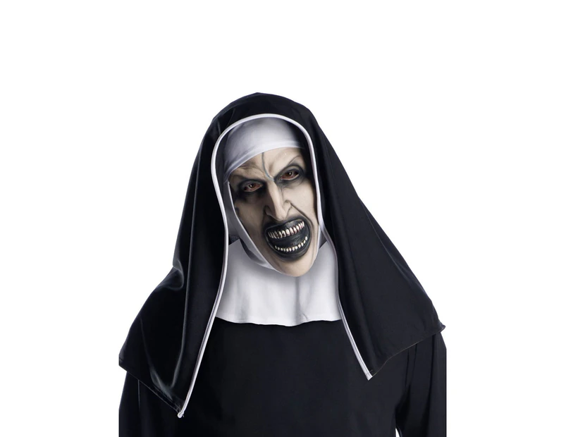 The Nun 3/4 Mask With Headpiece