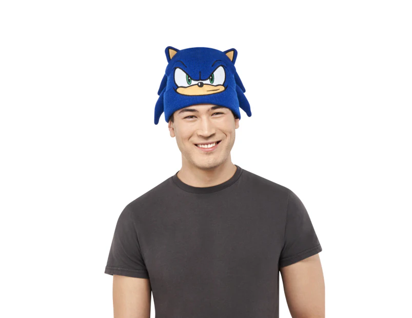 Sonic the Hedgehog Knit Beanie Hat - Adult