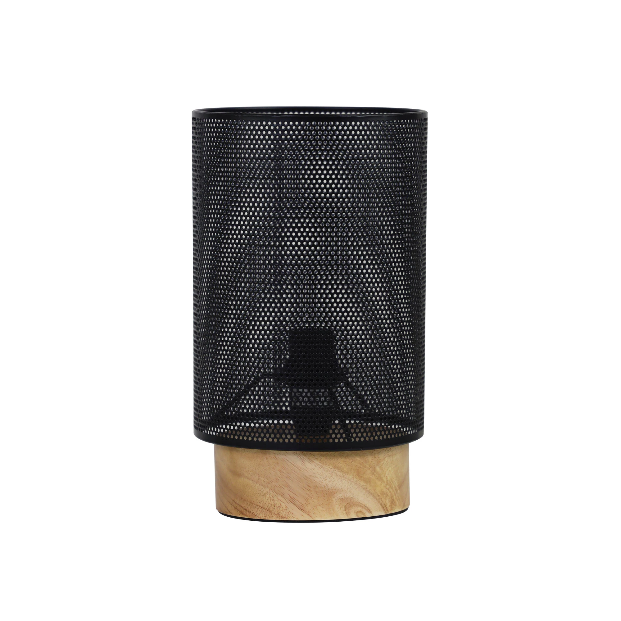 Lenny Mesh Bedside Table Lamp In Black