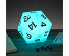 Dungeons & Dragons D20 Colour Changing Mood Light Home/Room Night Lamp 18cm