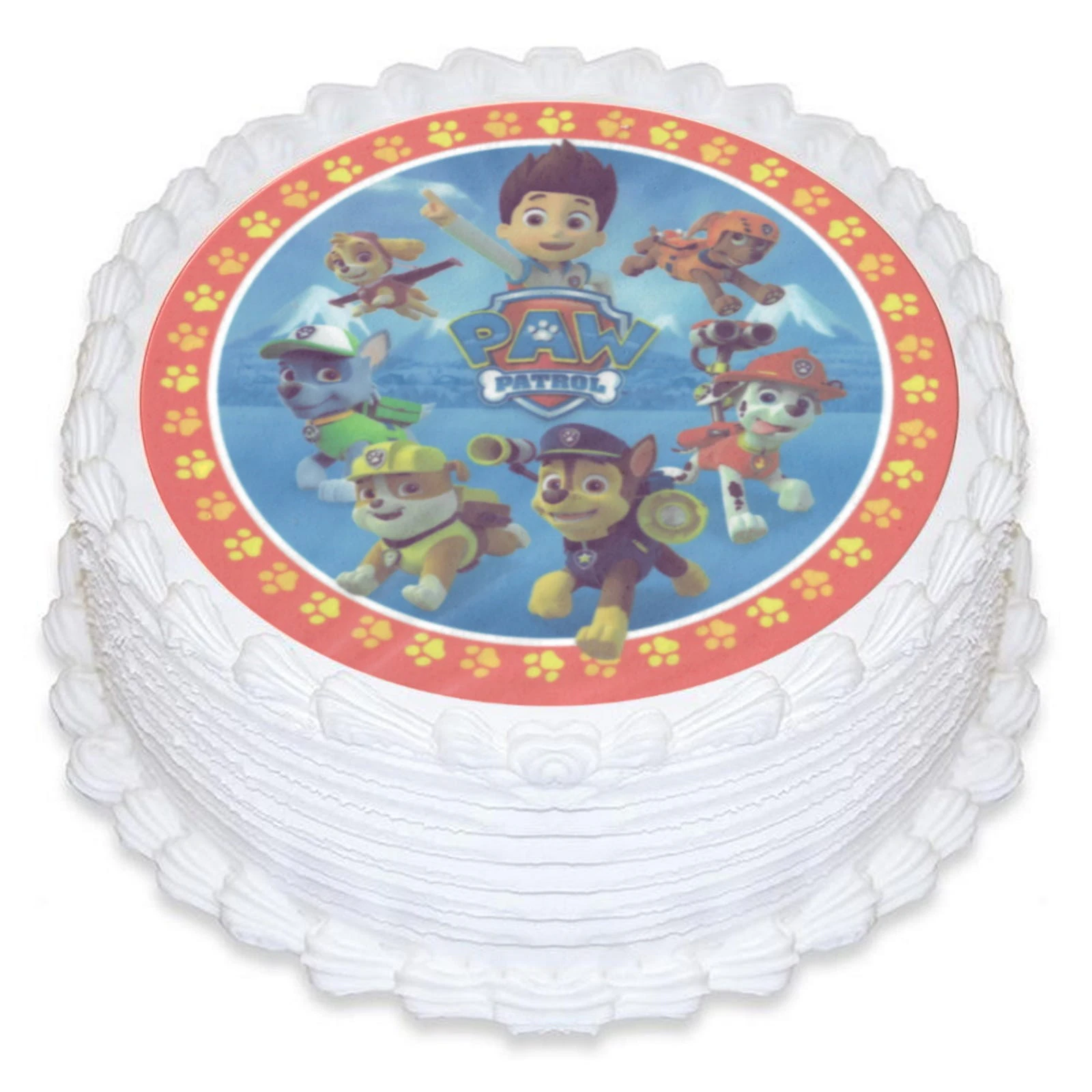 Paw Patrol Edible Icing Cake Decoration