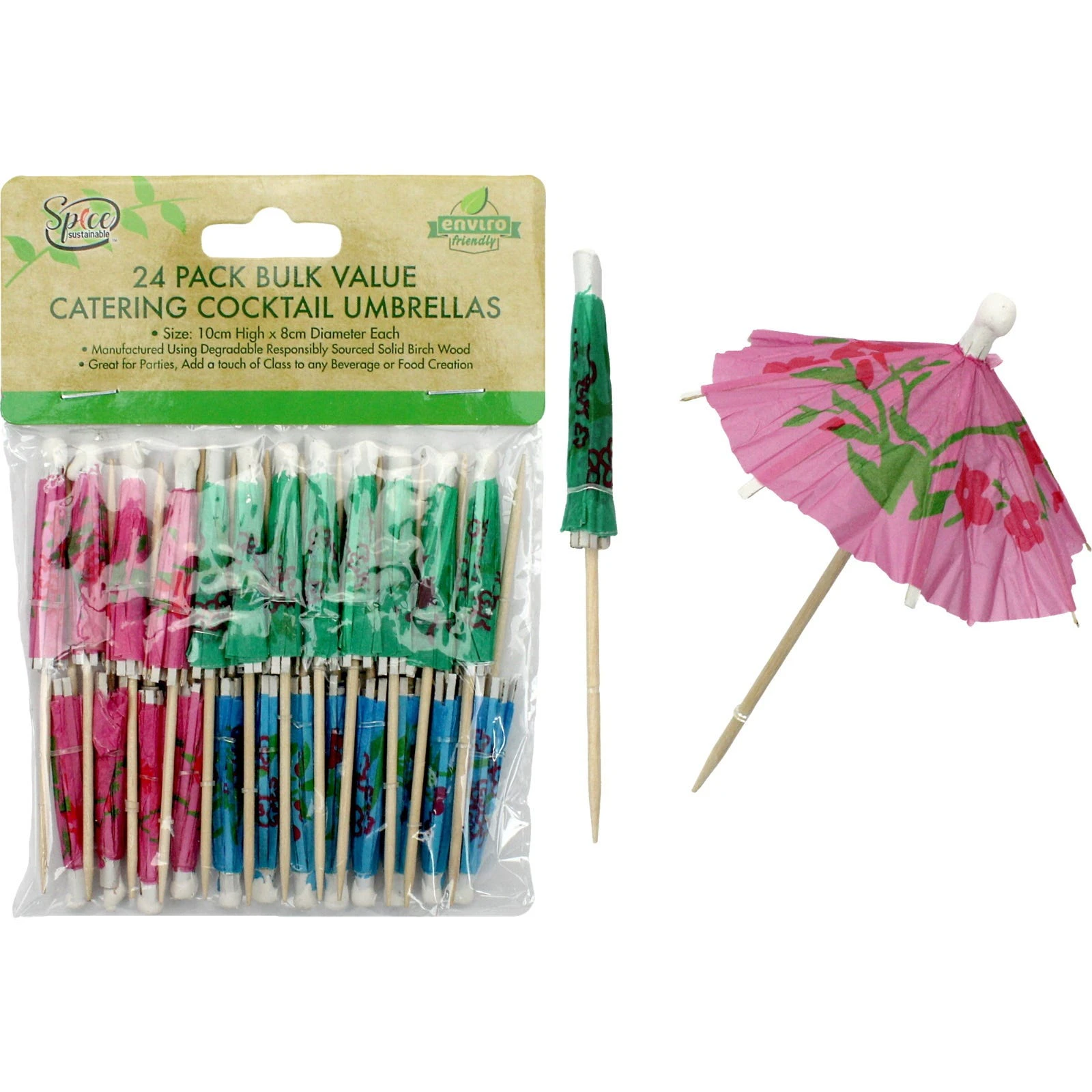 Cocktail Umbrella Picks (Pack of 24)