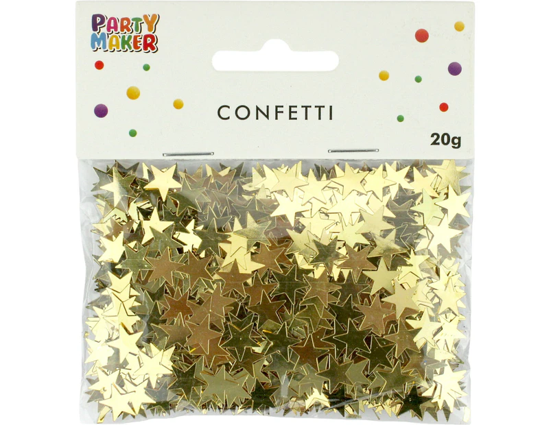 Gold Star Confetti/Table Scatters 1cm (20g)