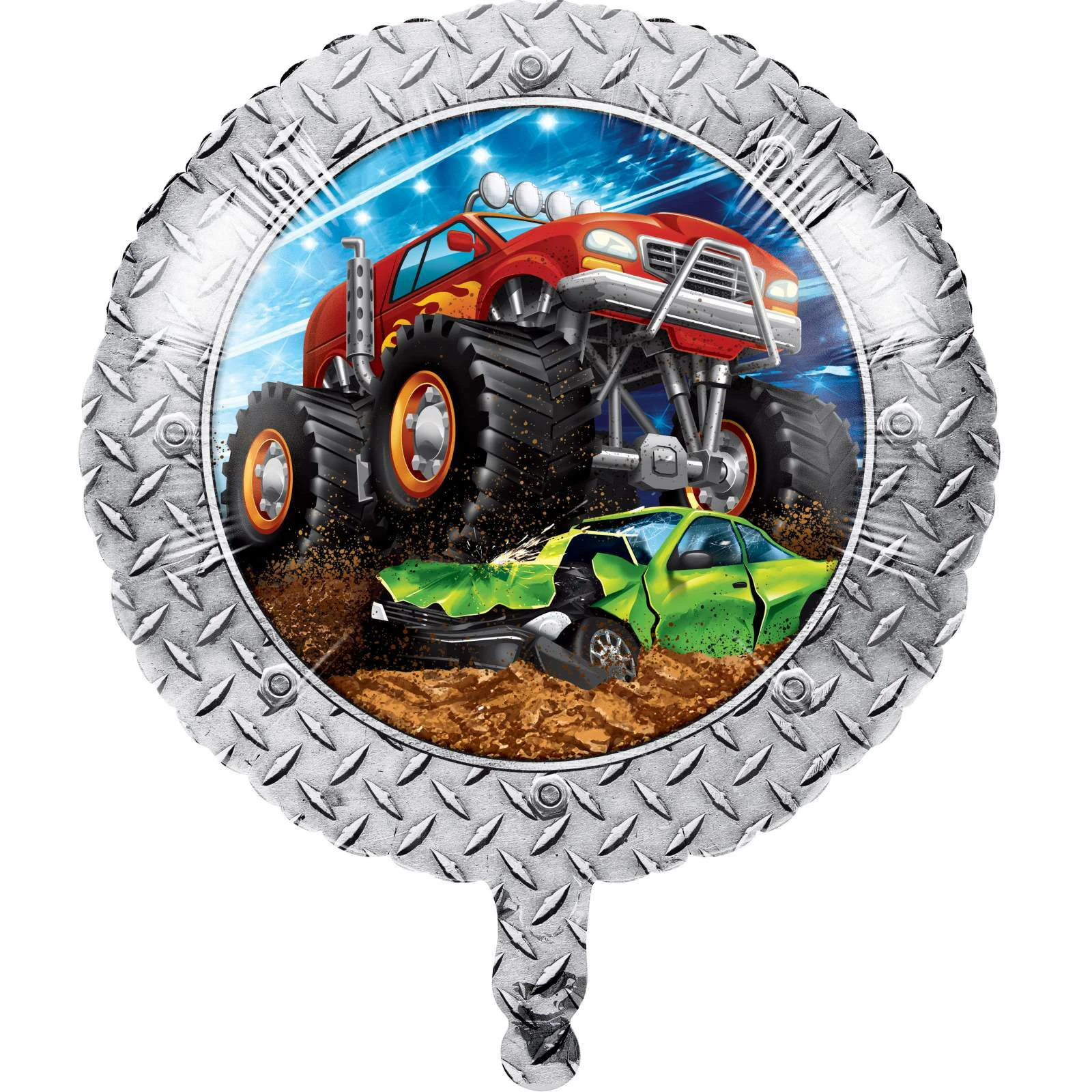 Monster Truck Rally Helium Balloon