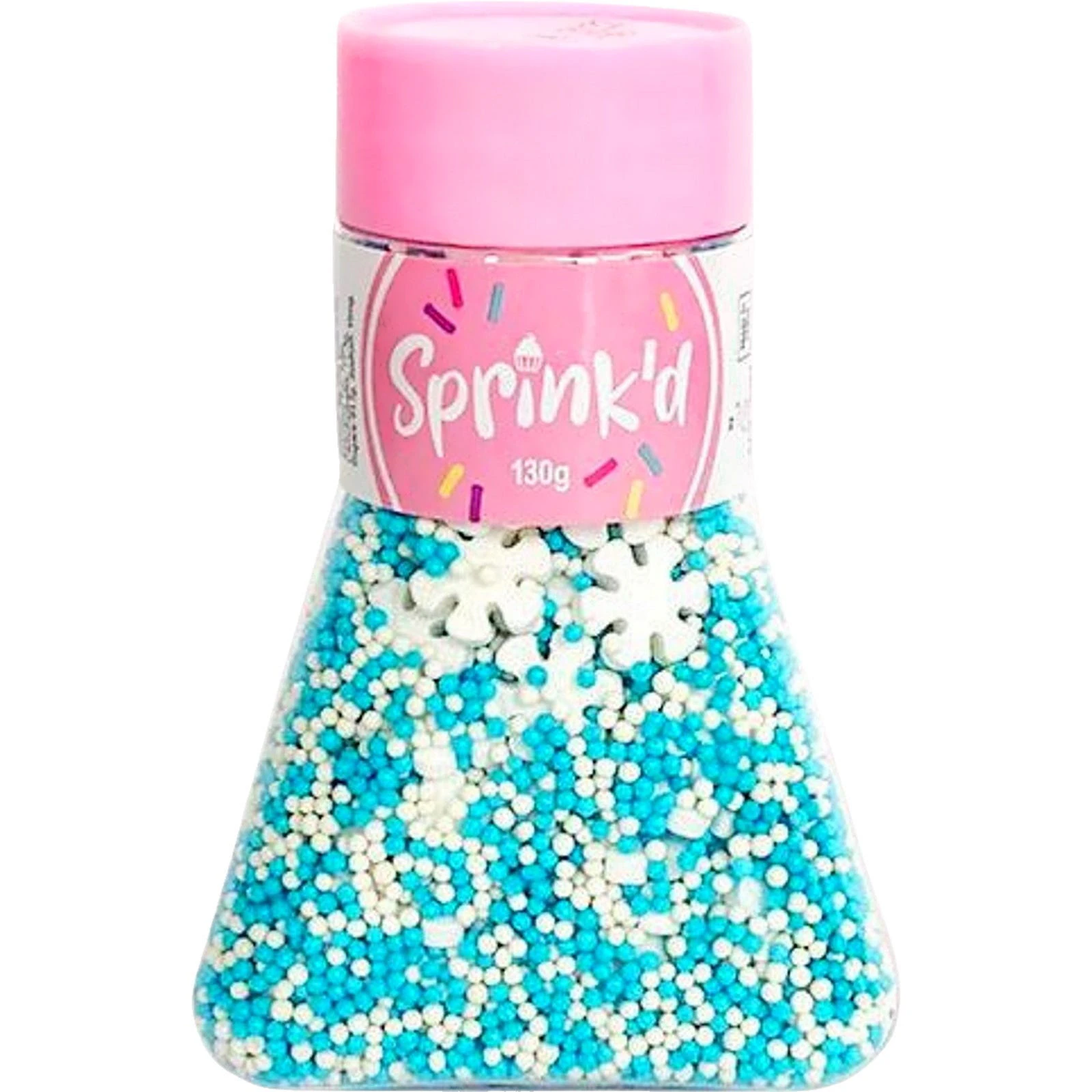 Sprink'd Snowflake and Sugar Ball Edible Cupcake Decorations 130g