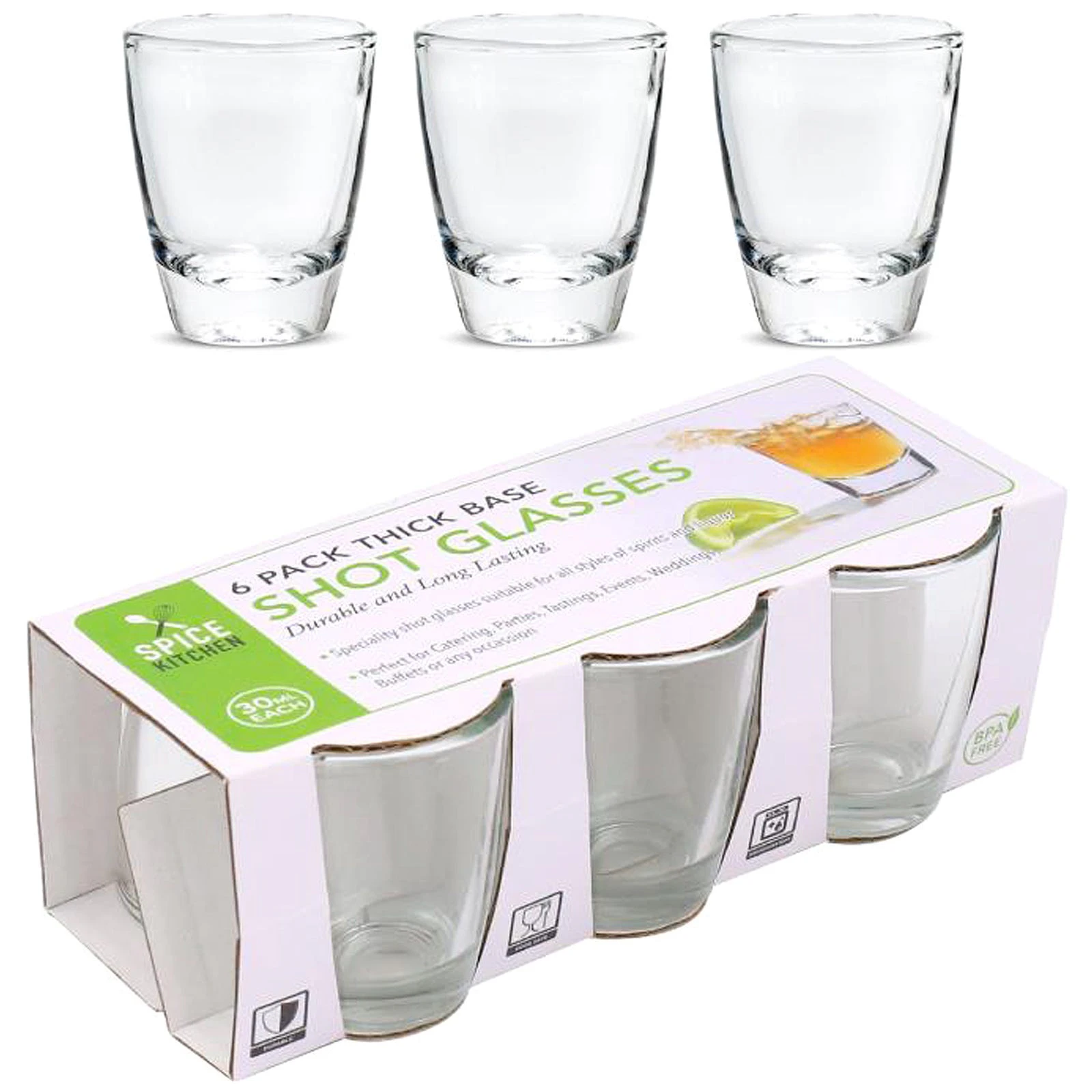 Shot Glasses 30ml (Pack of 6)