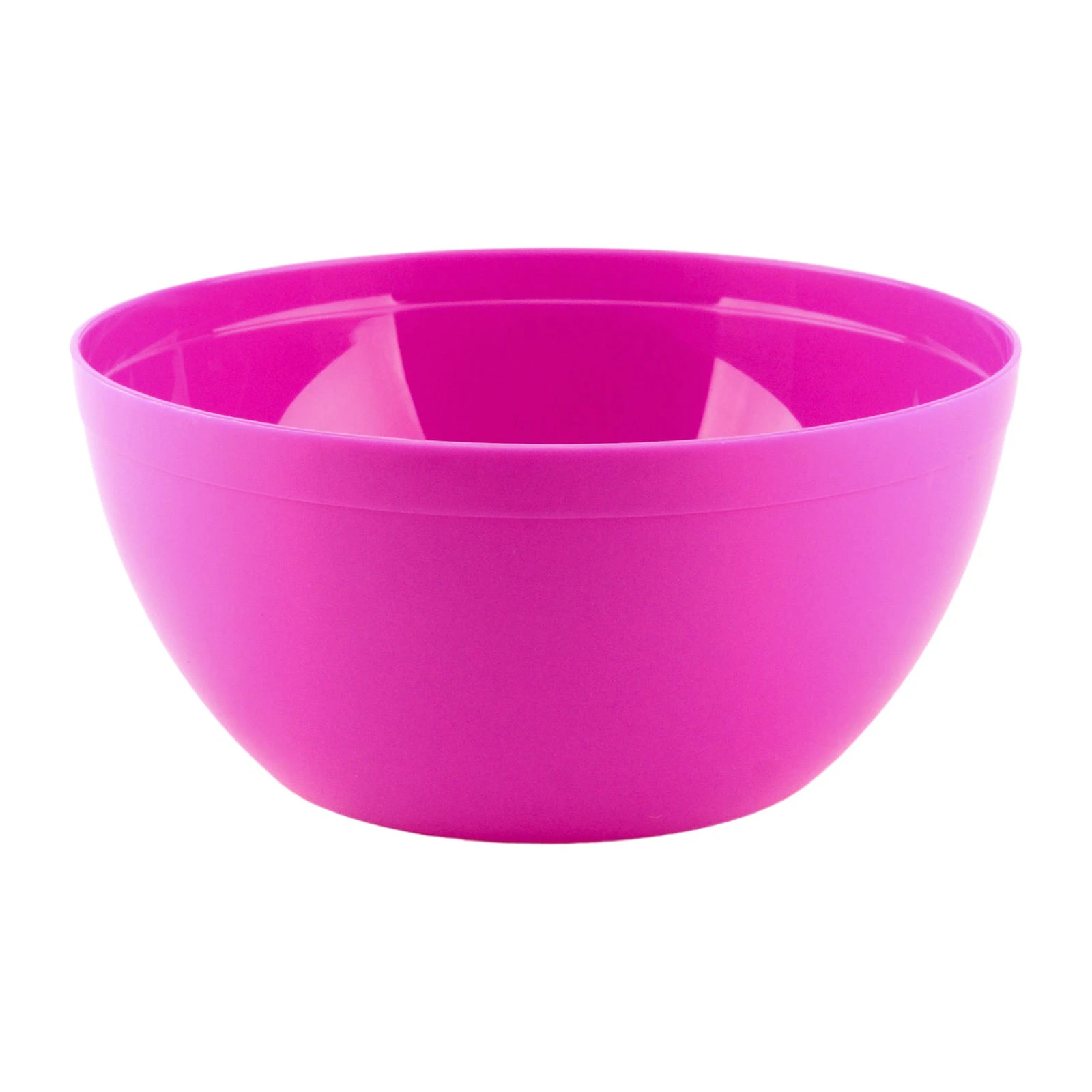 Fuchsia Pink Reusable Plastic Bowl 11.5cm (Pack of 10)