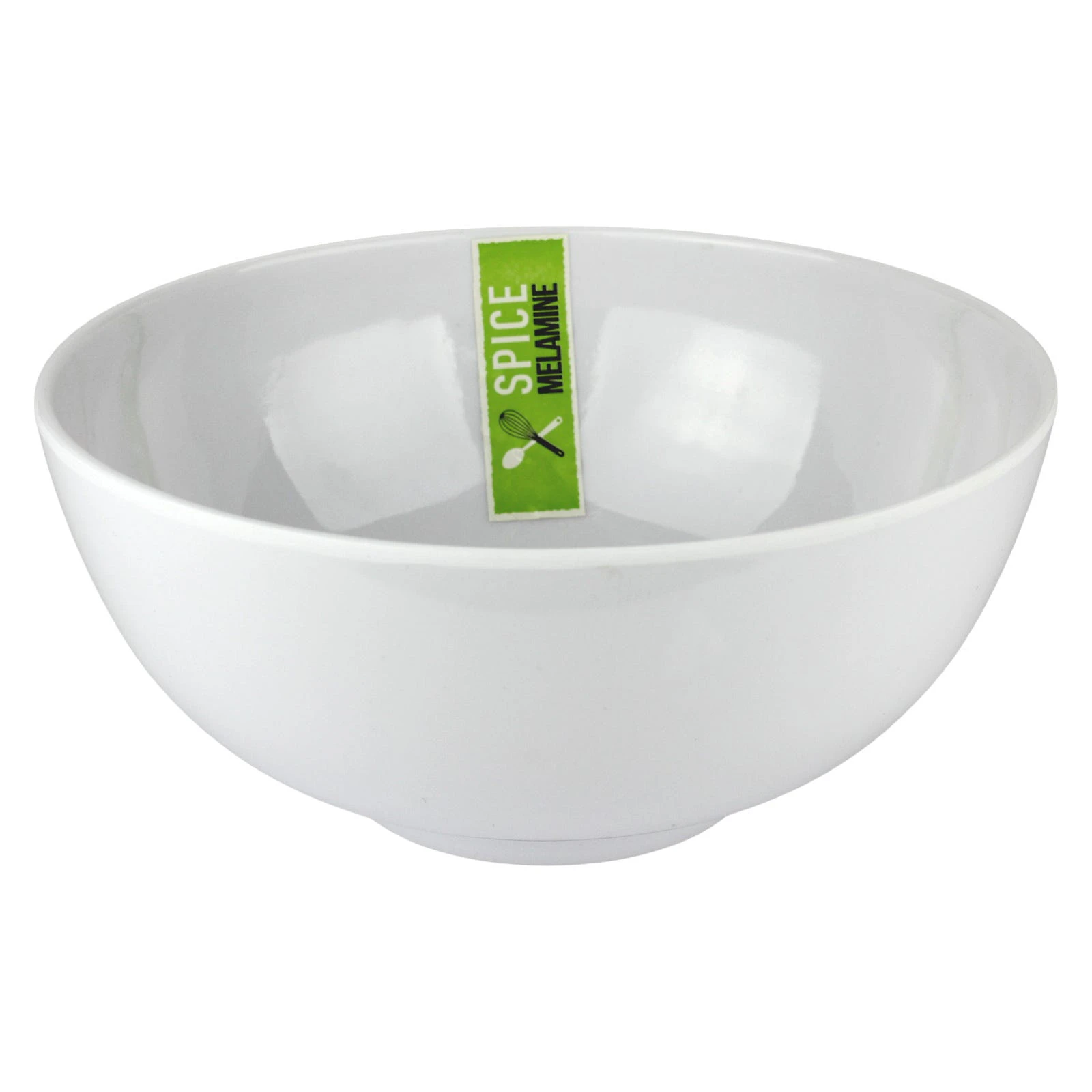 White Round Melamine Noodle Bowl 17cm