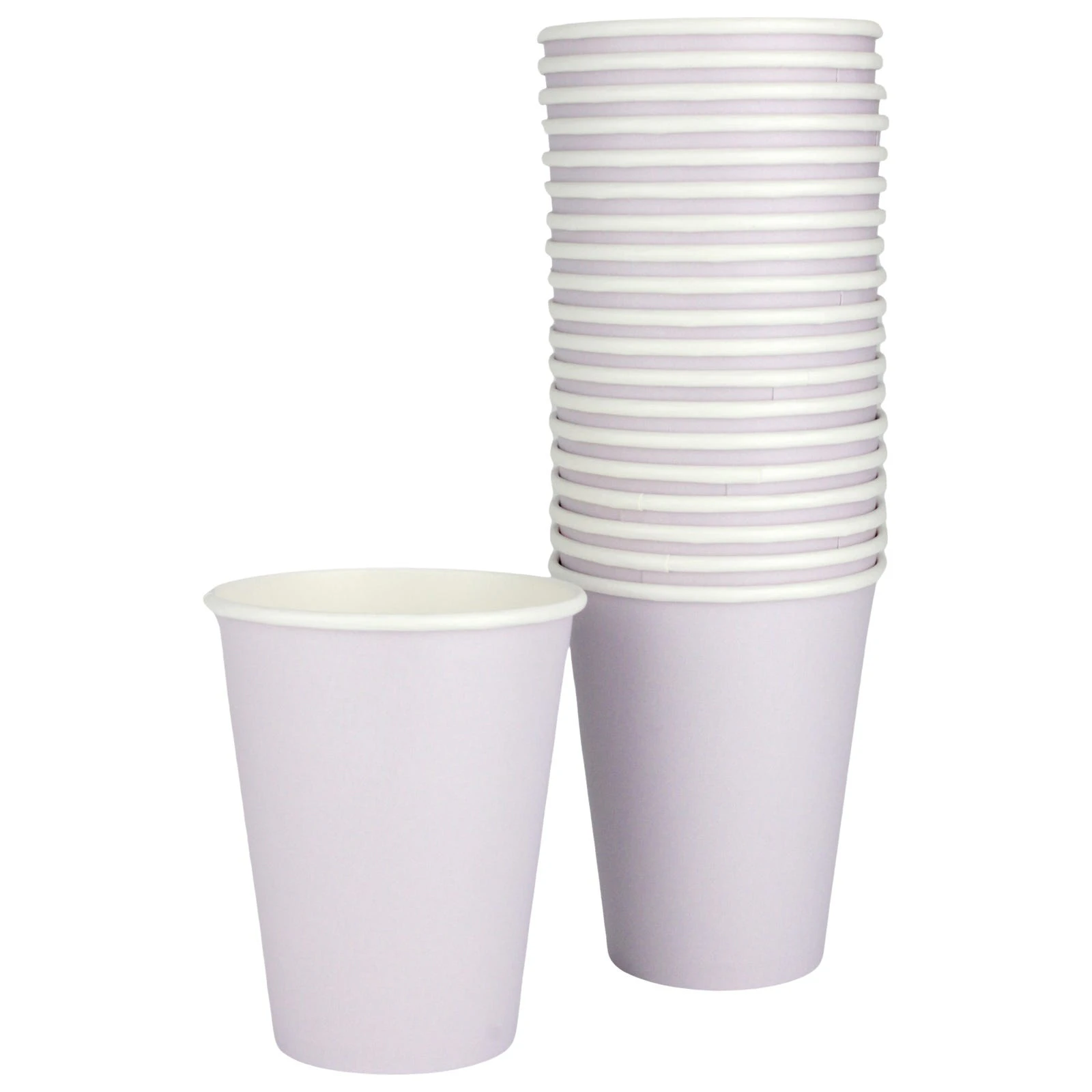 Pastel Lilac Paper Cups 354ml (Pack of 20)