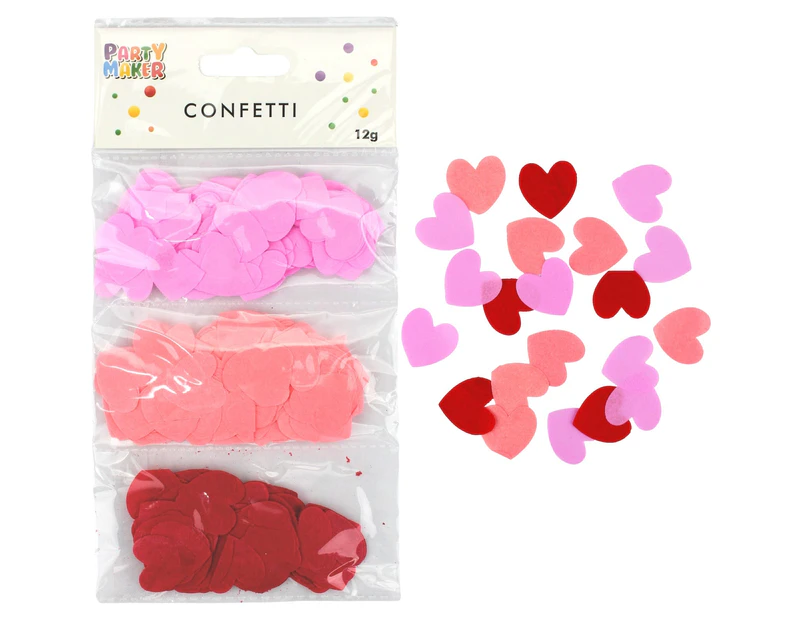 Heart Shaped Tissue Confetti