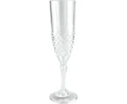 Crystal Look Clear Acrylic Champagne Glass