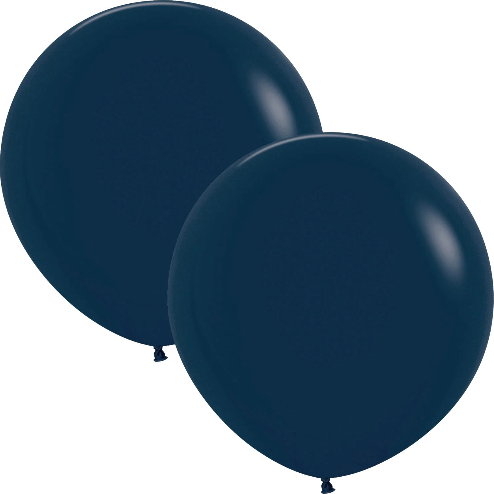 Five Star Jumbo 60cm Matte Navy Blue Balloon Round (Pack of 2)