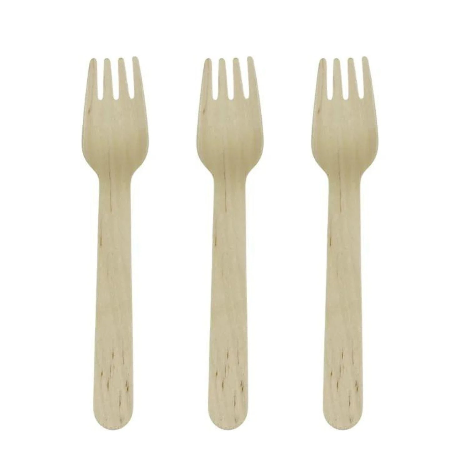 Eco Wooden Forks (Pack of 50)