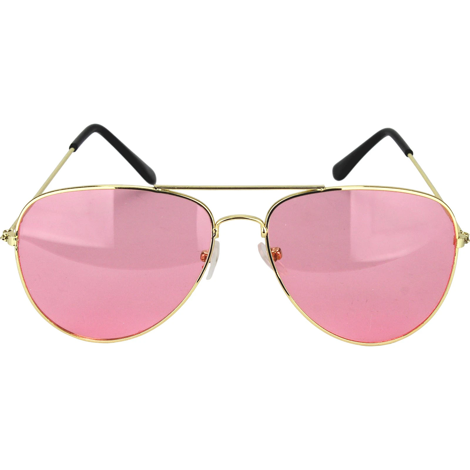 Pink Lens Aviator Glasses