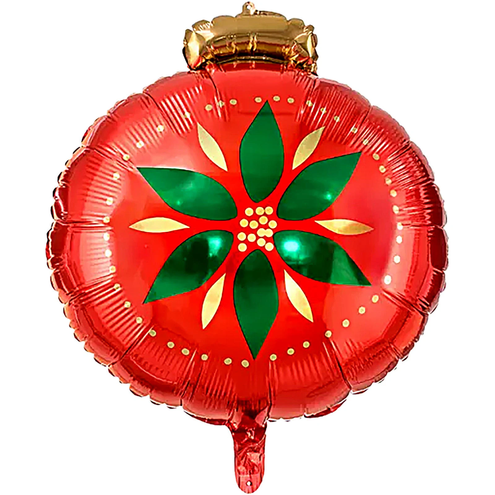 Christmas Leaf Bauble Foil Balloon