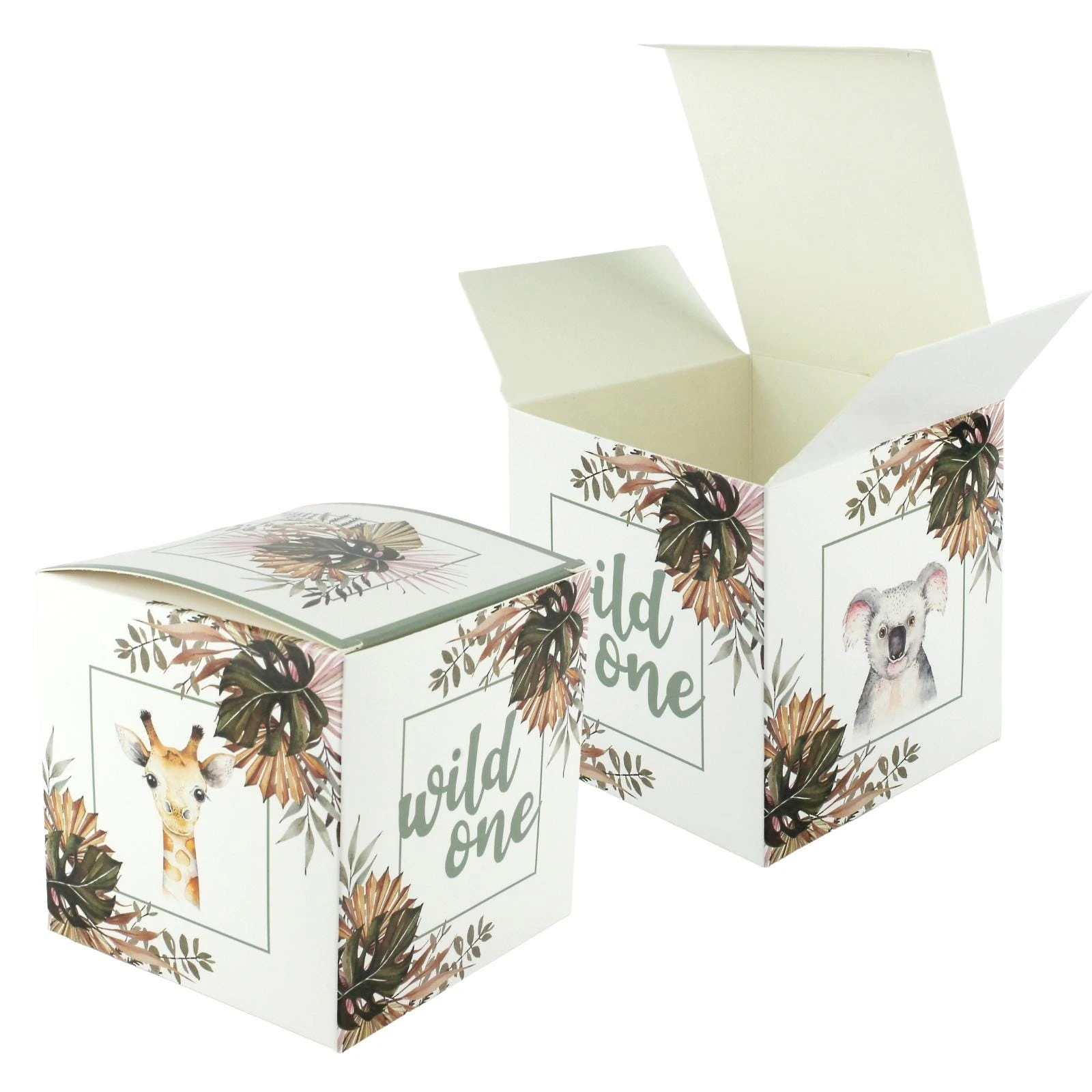 Wild One Baby Favour Boxes (Pack of 6)