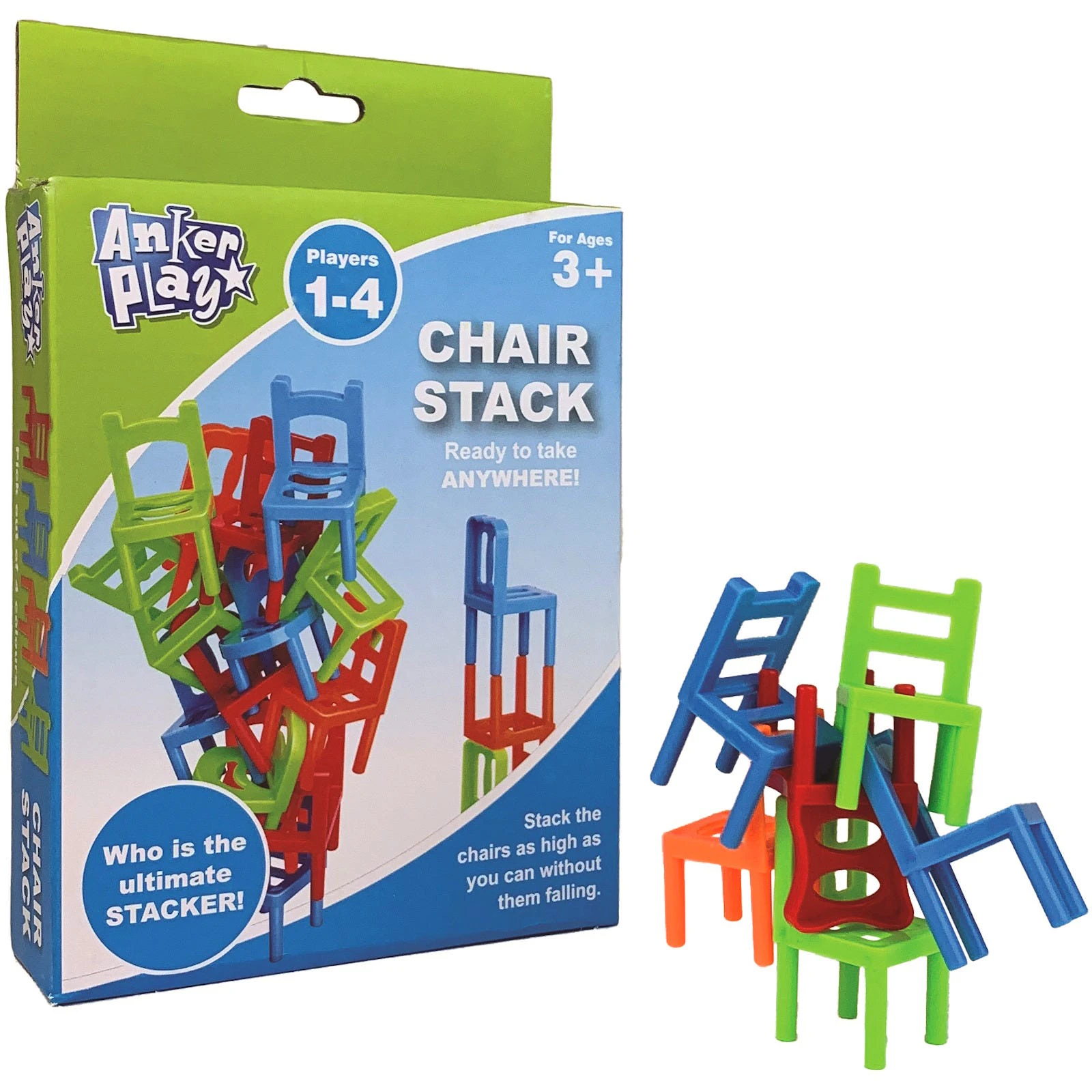 Chair Stack Travel Game