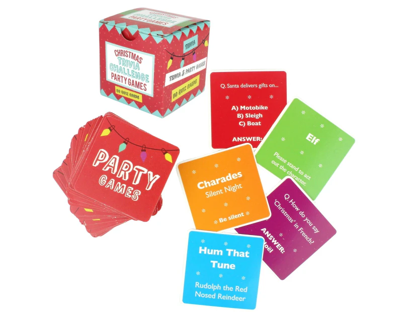 Christmas Trivia Challenge Party Game